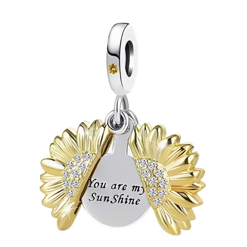 Sunflower Dangle Charm 36$